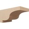 Ekena Millwork 9"W x 18"D x 9"H Wide Newport Rough Cedar Woodgrain TimberThane Corbel, Primed Tan CORUR09X18X09NEWRCPR - alternate 1